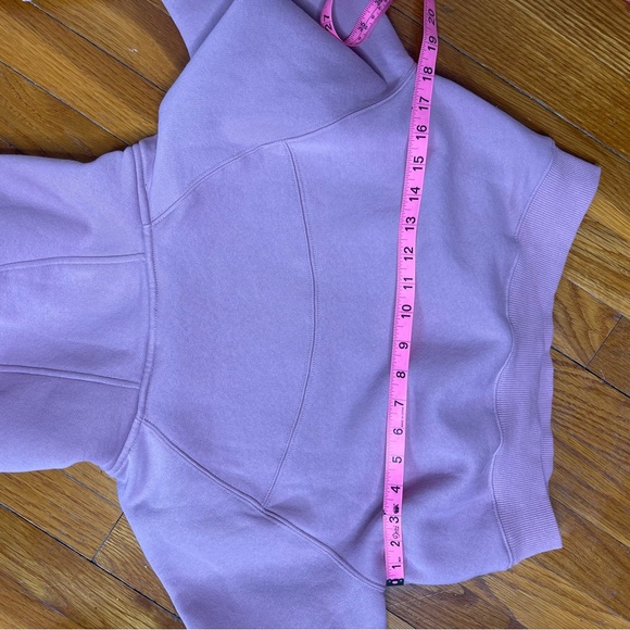 Alphalete Pink Script Logo Cropped Hoodie Women's Size Small - Picture 10 of 13